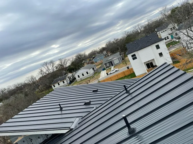 Standing seam metal roof panels with vents for Skylight Repair in Syracuse